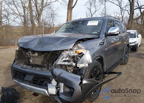 2018 Nissan Armada Platinum z USA, uszkodzony, nr VIN JN8AY2NE3J9732072